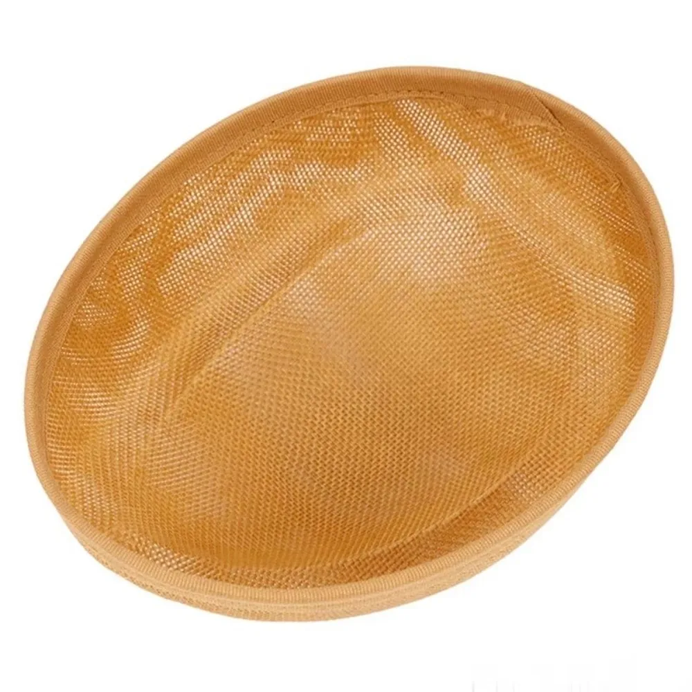 New Linen Fascinator Hat Base Plain Base Opera Headpiece Millinery Base Hat Versatile DIY Hat Base For Stewardess