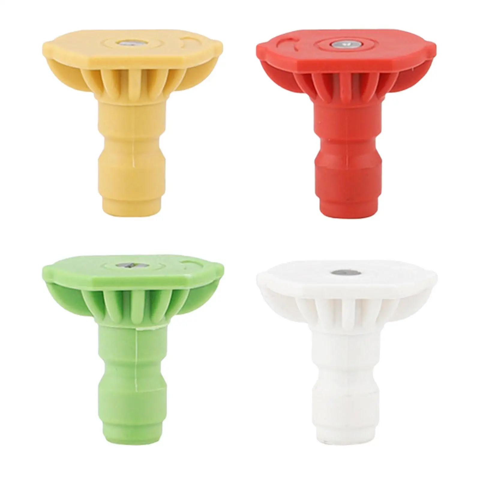4 Pieces Pressure Washer Nozzle Tips Set Easy Install Professional Durable for Cleaning