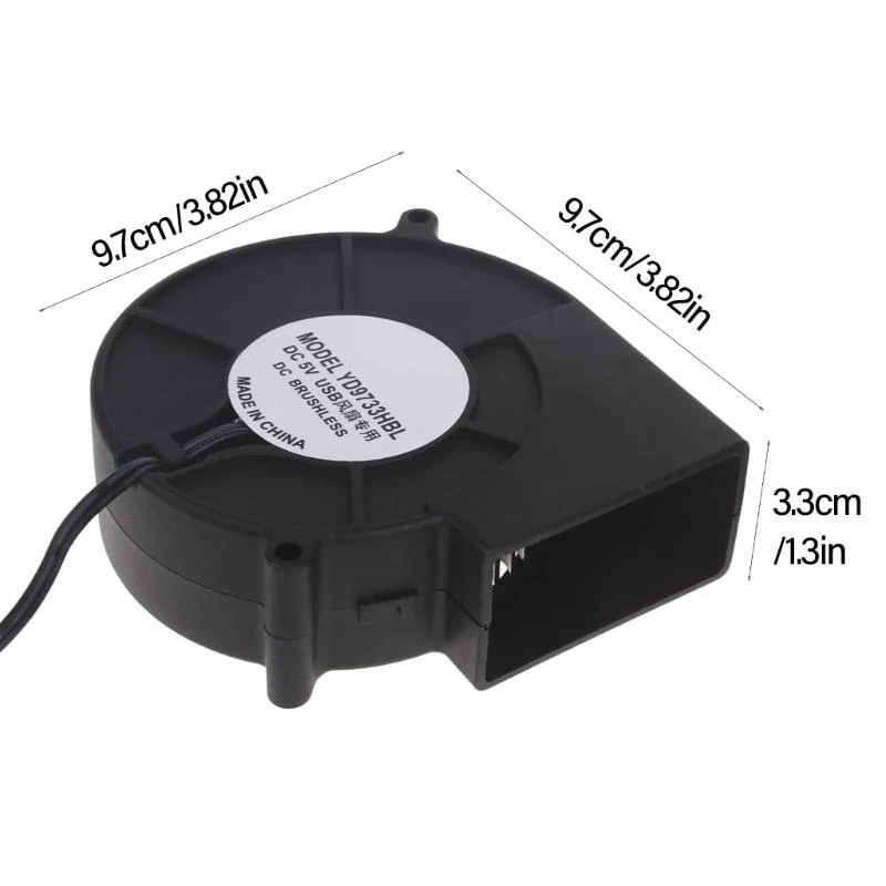 

Multifunctional Energy Efficient 5V USB Blower Fan For Home Stove & Electronics Cooling 3600RPM Home Outdoor Ventilation