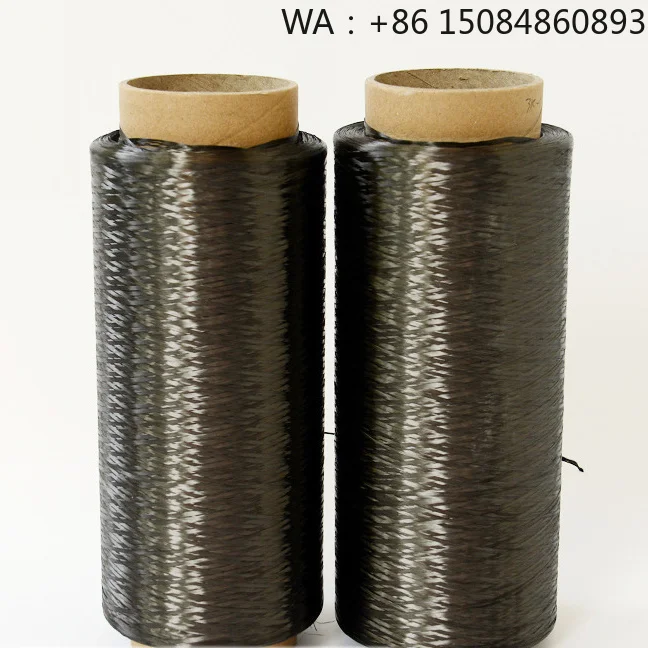 Fio de Filamento de Fibra de Carbono T300 T700 3k 6k 12k, Roving de Alta Resistência Enrolado em Bobina para Aplicações Industriais em Compósitos