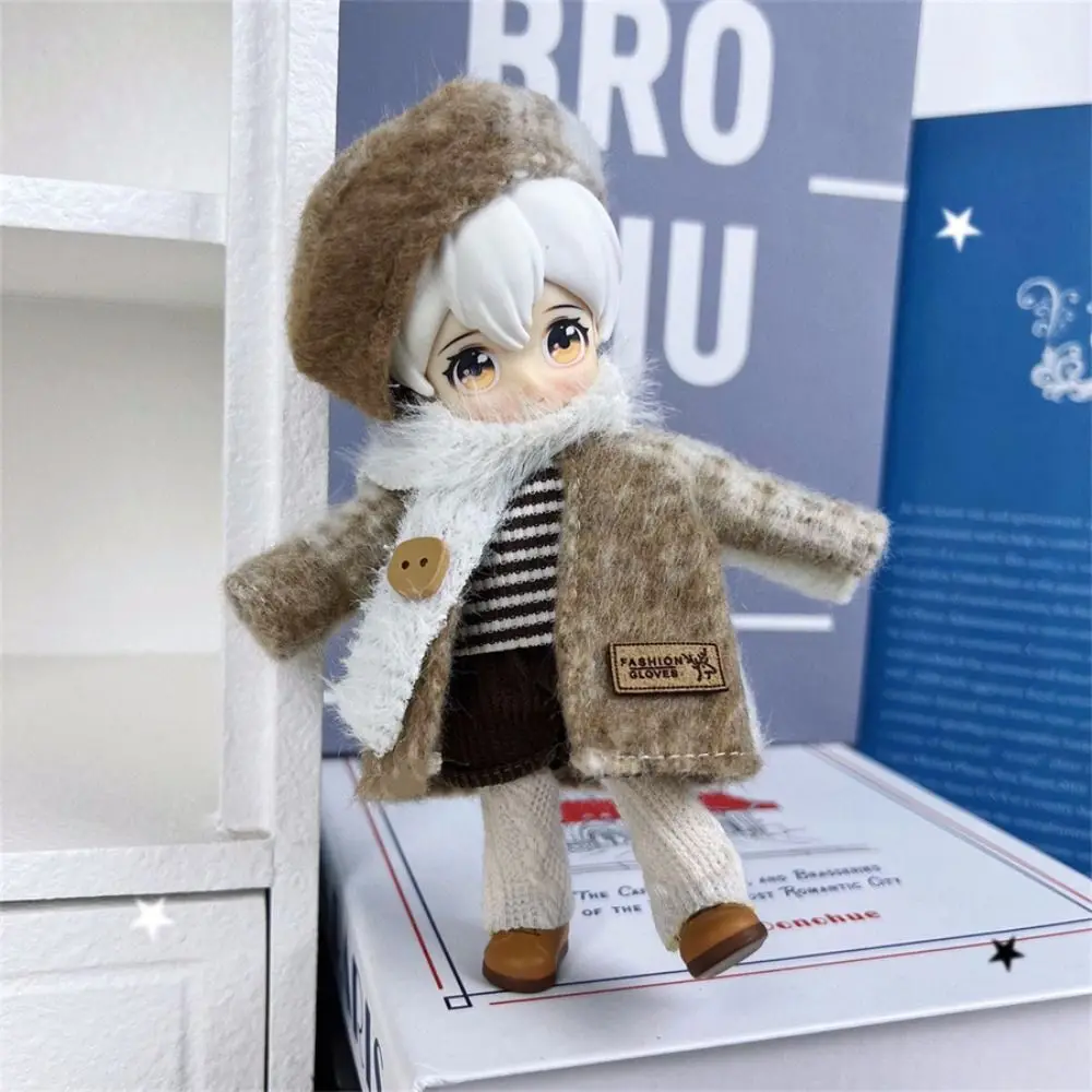 6 ชิ้นน่ารัก Handmade ตุ๊กตา BJD เสื้อผ้า DIY Cool OB11 ตุ๊กตาเสื้อผ้าตุ๊กตาอุปกรณ์เสริม