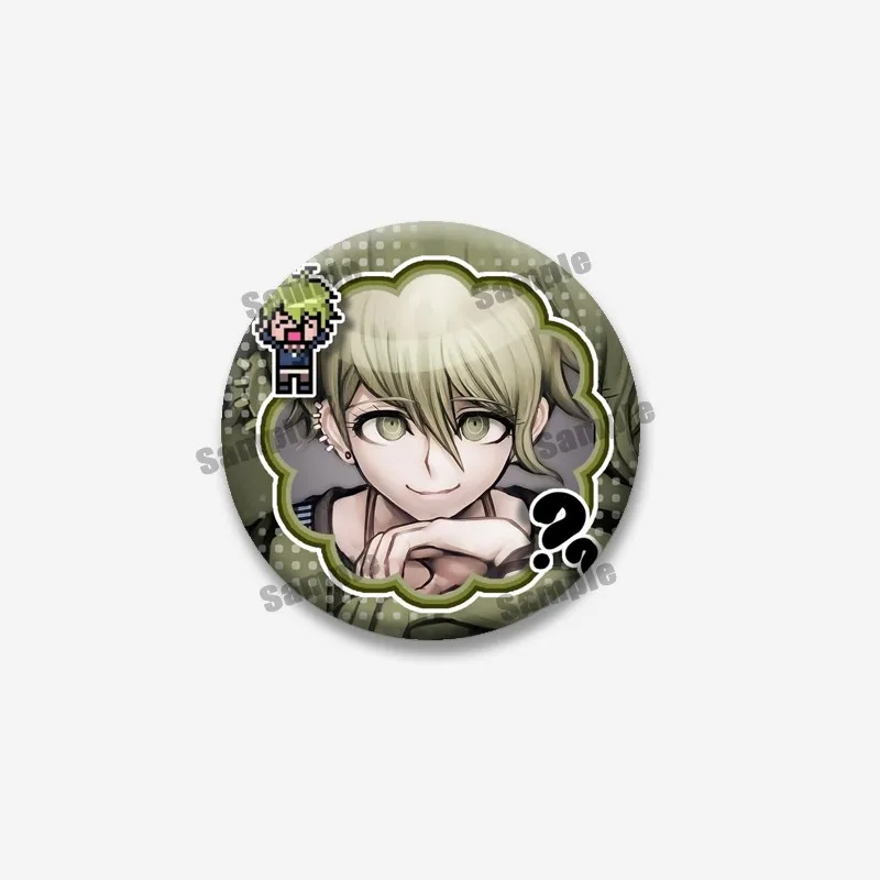 Anime-Spiel Danganronpa Runde Broschen Naegi Makoto Kirigiri Kyoko Maizono Sayaka Cartoon-Abzeichen Taschen-Jeans-Anstecknadeln Schmuckgeschenk – Detail 13