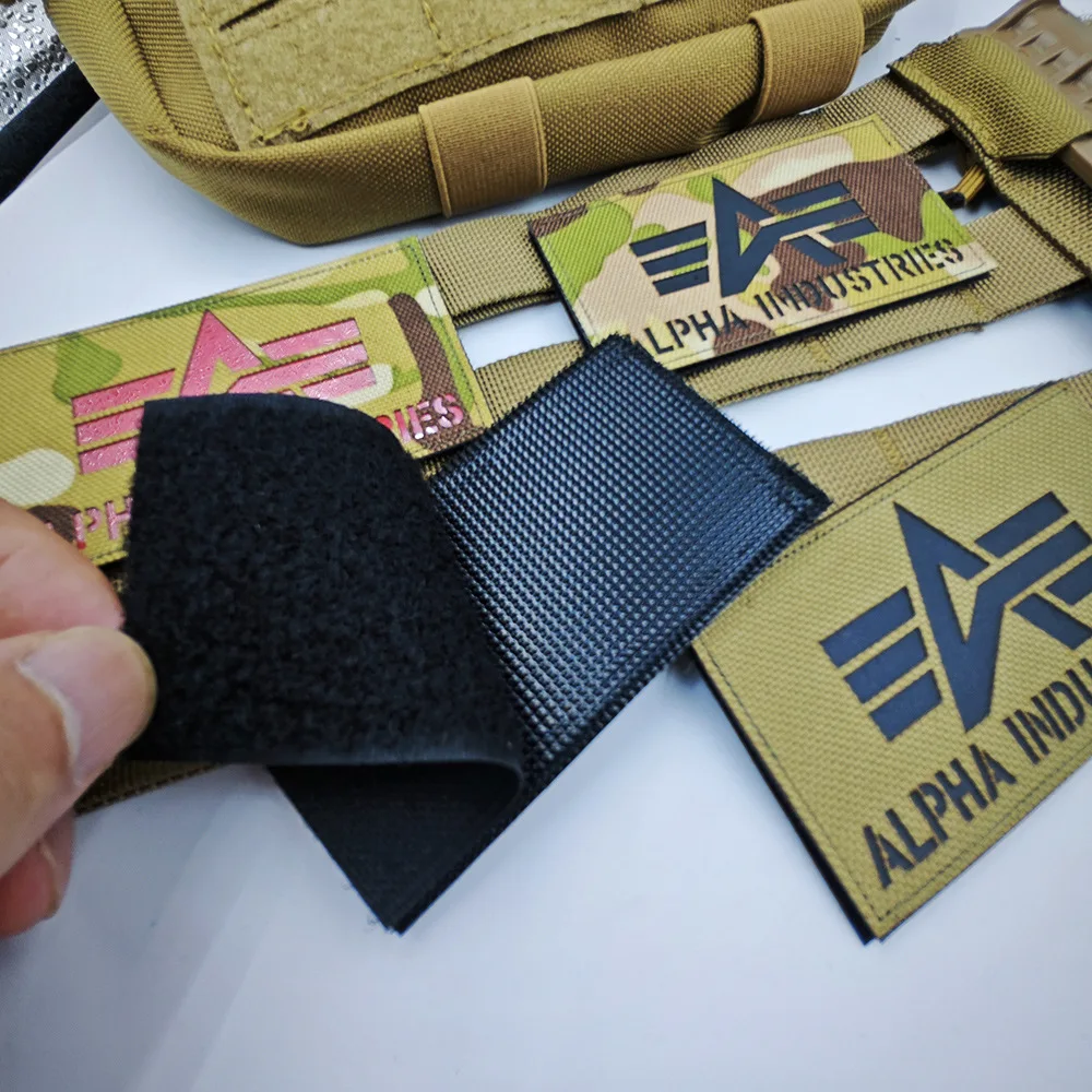 1 قطعة مطرزة هوك وحلقة التصحيح لحقيبة الظهر الملابس DIY الديكور 5*9 سم مستطيل الملحقات #5