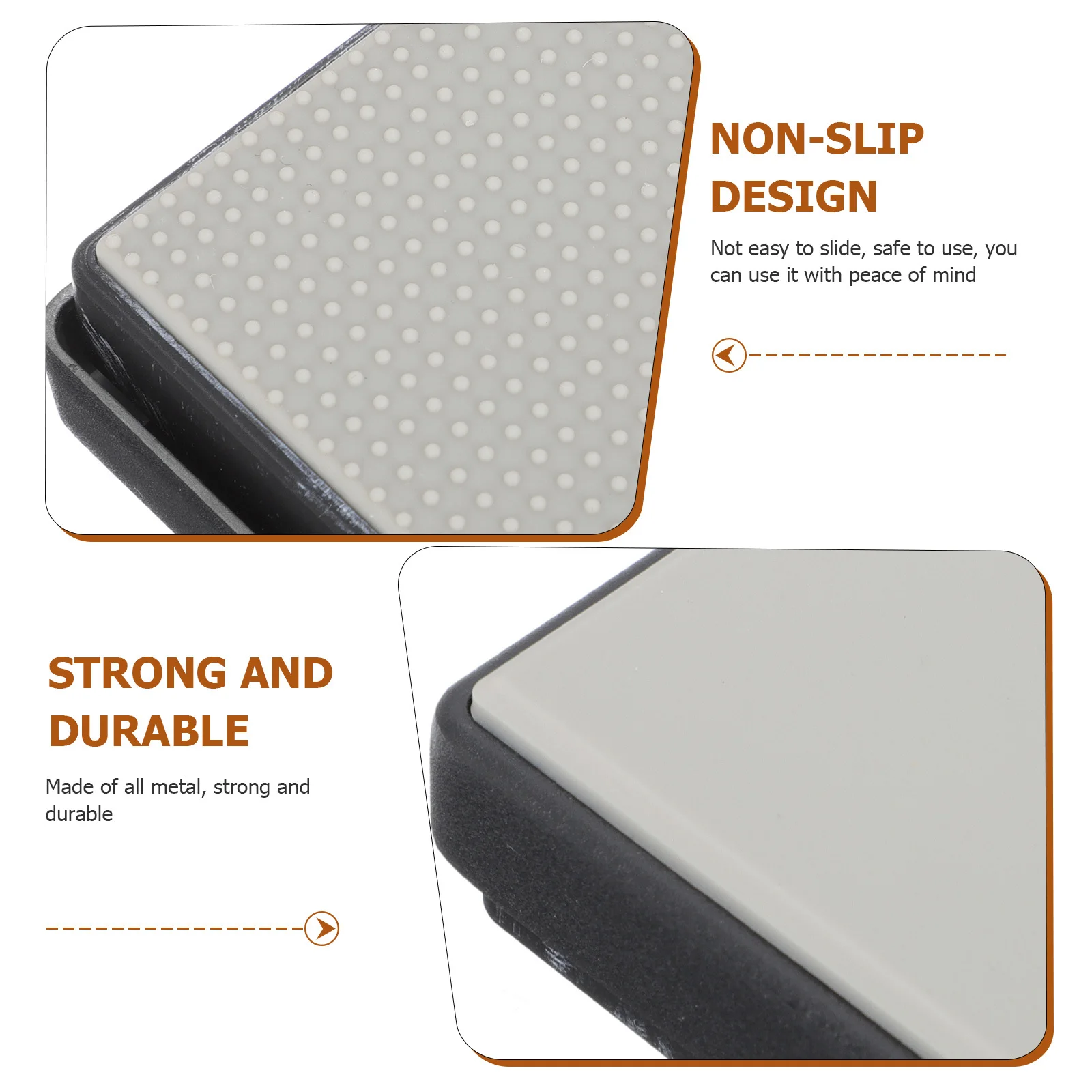 

Professional Piano Sustain Pedal Nonslip Thickened Damper Pedal Widened for Electric Piano Stability Accessory