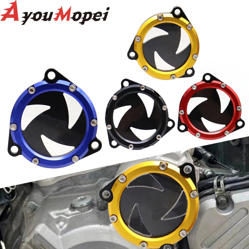 

For SUZUKI LTZ 400 LTR 450 DRZ 400E 400S 400SM Motorcycle Starter Idle Gear Cover LTZ400 LTR450 DRZ400 Transparent Crankcase Cap