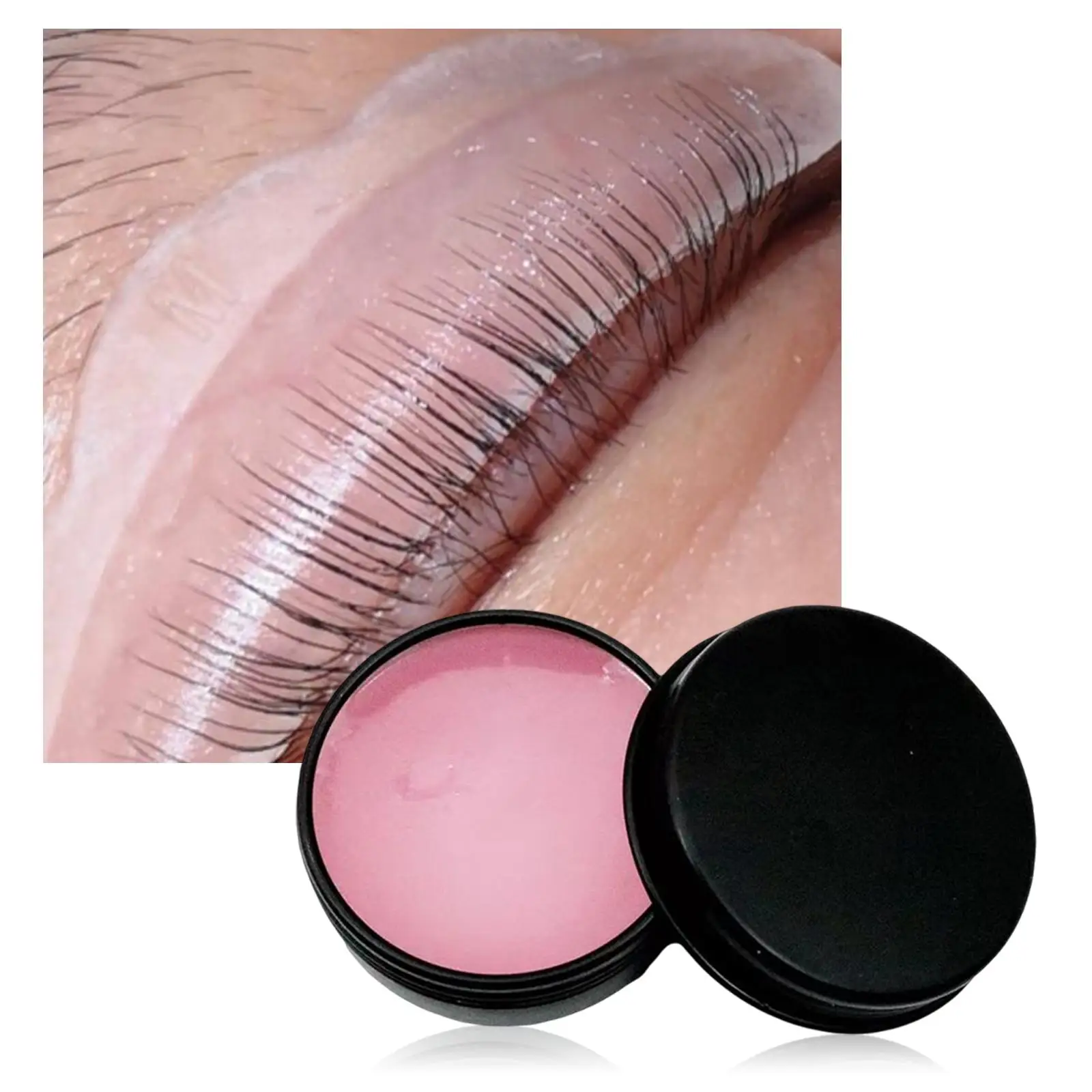 Glue Dissolves Quickly in Water Easy to Create Eyebrow Shape Perm Eyelashes Eyelash Perm Glue Strawberry Flavor