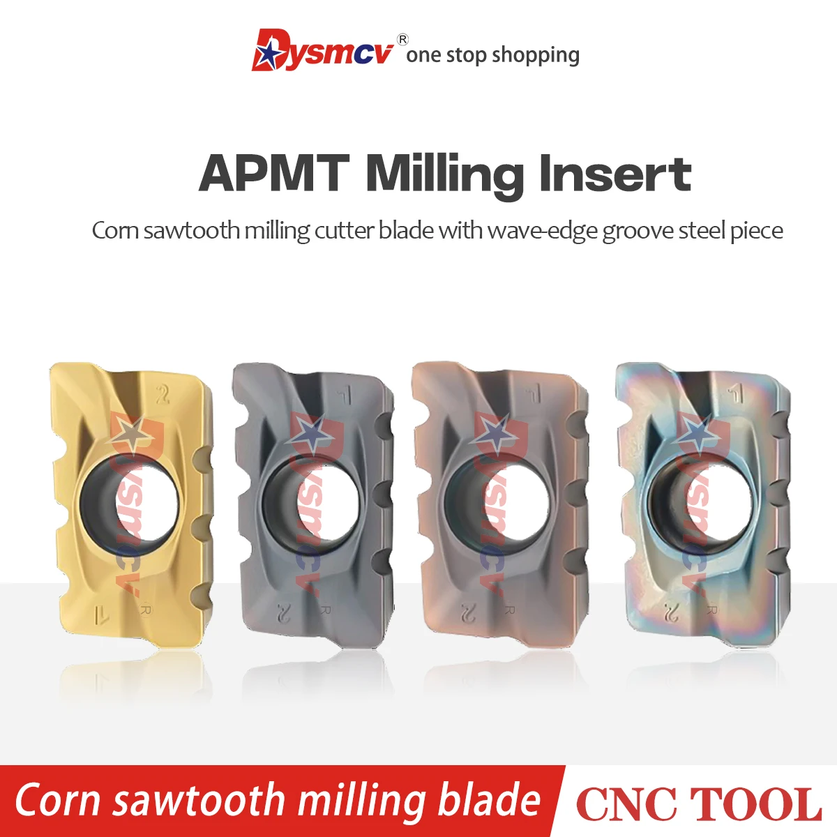 

APMT1135PDER-PM4 APMT1604PDER-PM6 Фрезы для кукурузы Зубчатый фрезерный станок с ЧПУ Режущая вставка Открытое грубое фрезерное лезвие