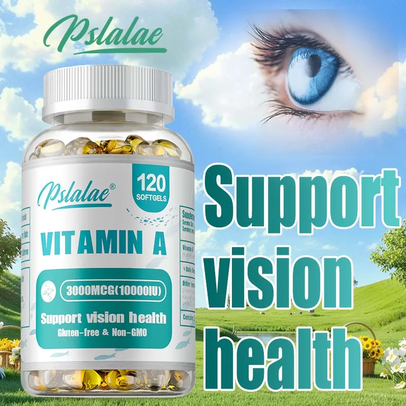 Vitamin A Supplement - Improve Vision, Resist Fatigue Improve Eyes Clarity Promote Growth and Development