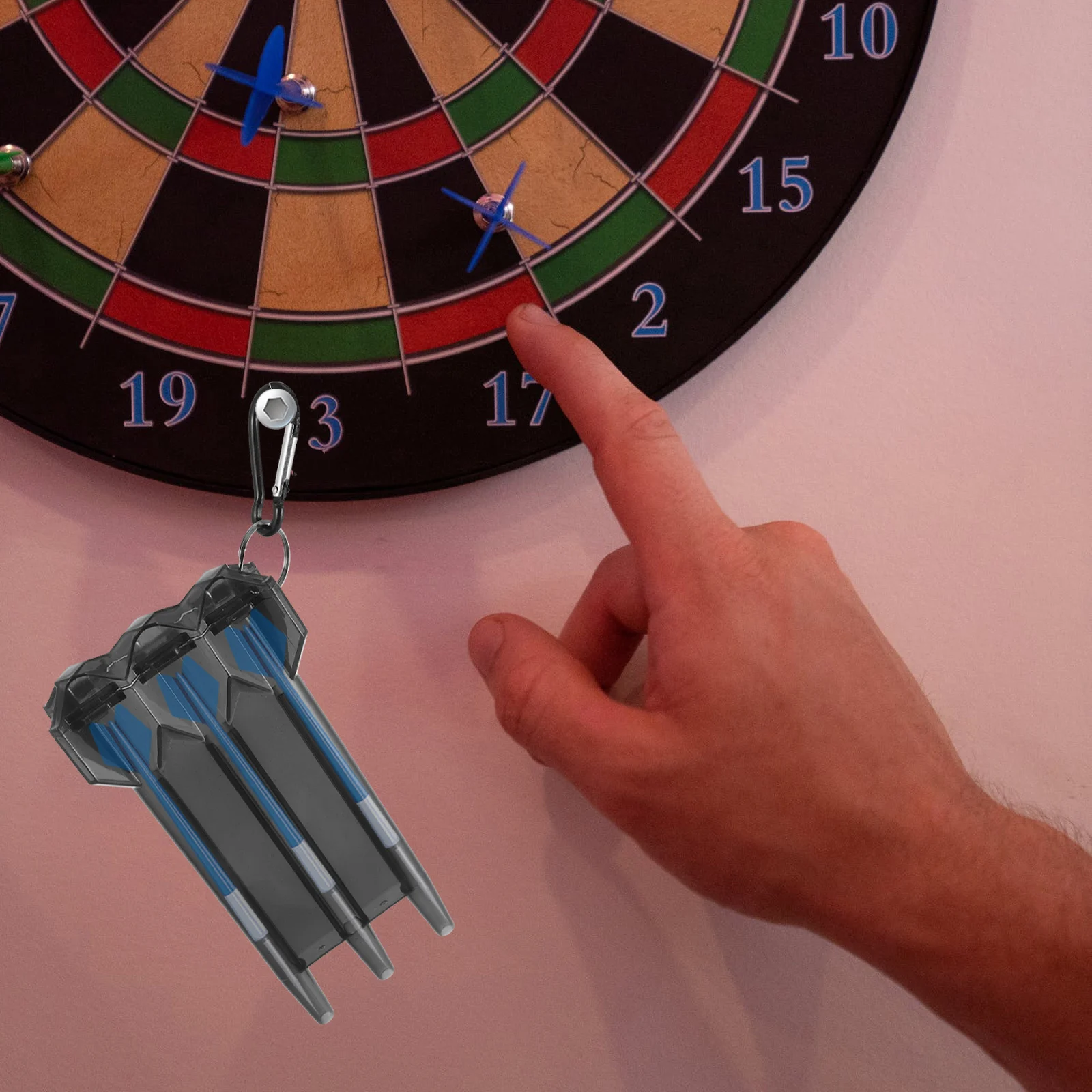 Boîte de rangement de fléchettes, conteneur Portable résistant à l'usure pour accessoires ganizer, jouet de sport Compact et léger