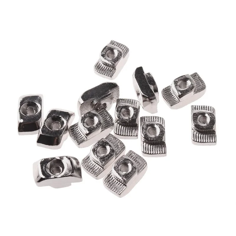 Weiyi M3 M4 M5 M6 M8 Schlitz-T-Mutter Gleit-Hammermutter Einsteckverbinder EU20/30/40/45 für Aluminium-Extrusion 2020 3030 4040 – Detail 3