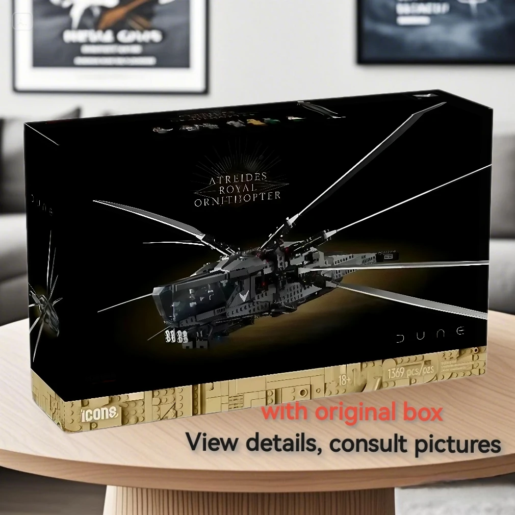 

С оригинальной коробкой 1369 шт. идеи значки Atreides Royal Ornithopter Fit 10327 строительные блоки креативная модель кирпичи игрушки подарки
