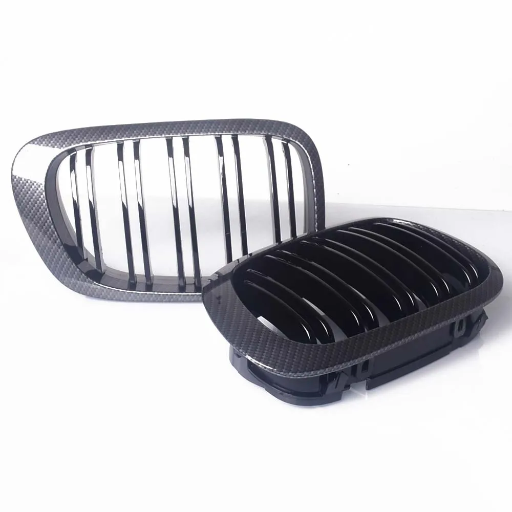 Carbon Fiber Color Front Kidney Grill For BMW 3 Series E46 M3 2000-2006 323 i/is 325Ci 328 i/is/Ci 330Ci 2 Doors Grilles