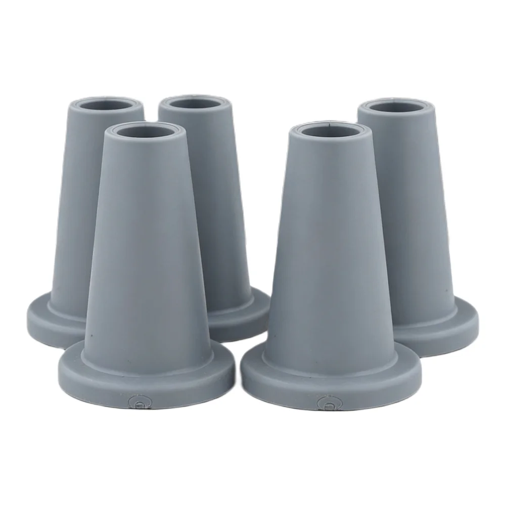 Non Slip 60mm Rubber Chair End Covers Designed for Safety and Stability in For Shower Chair Use Easy Installation