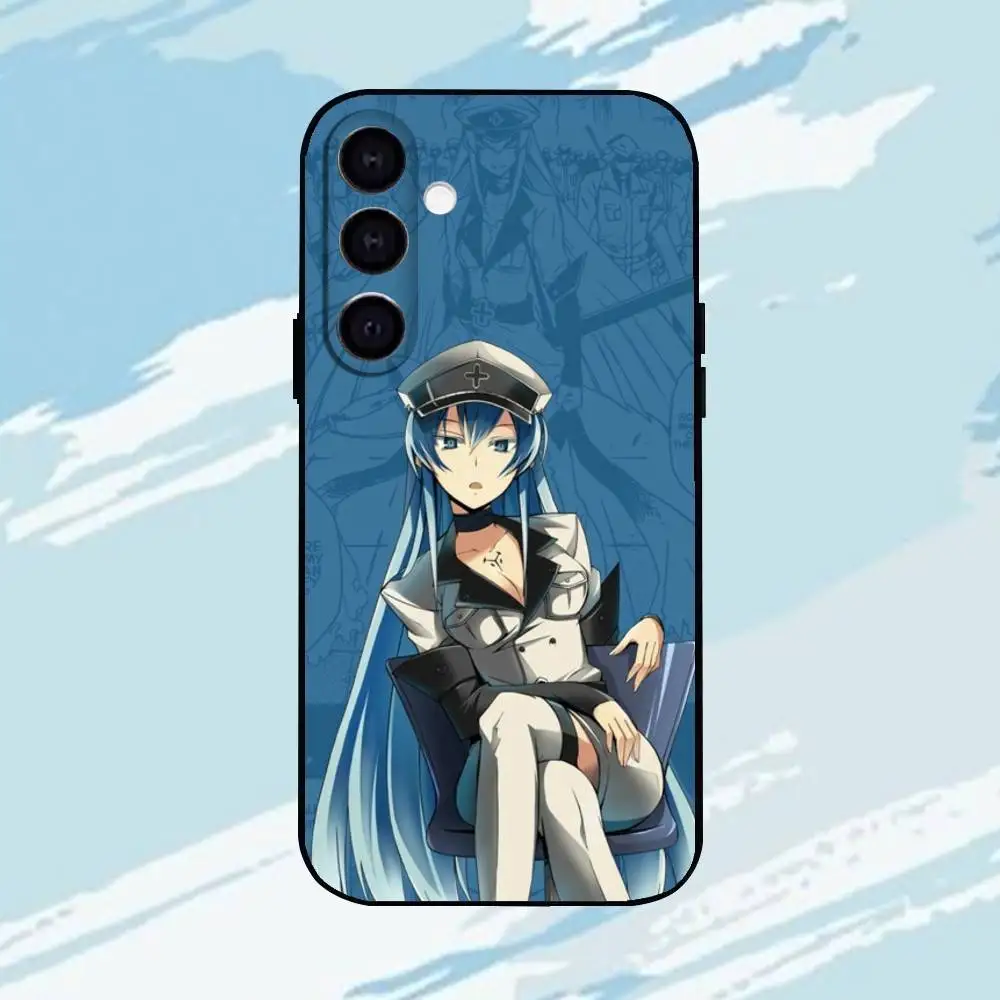 Funda de teléfono de carcasa negra de Anime A-Akame ga Kill-l para Samsung Galaxy A73,A72,A71,A70,A53,A52,A51, otros carcasa negra suave