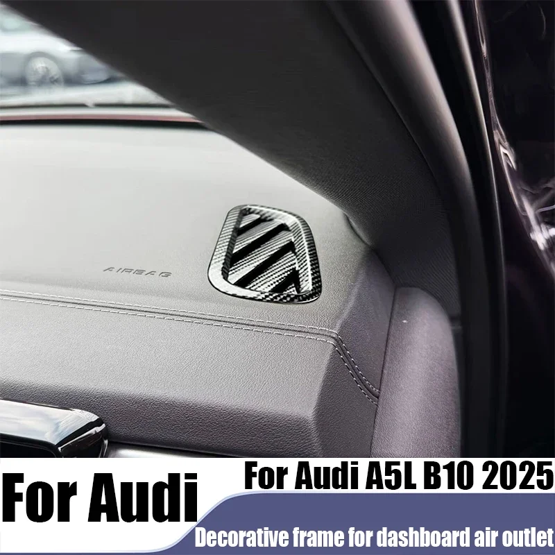 For Audi A5L B10 2025 decorative frame for dashboard side air outlet modified parts for automotive interior decoration products