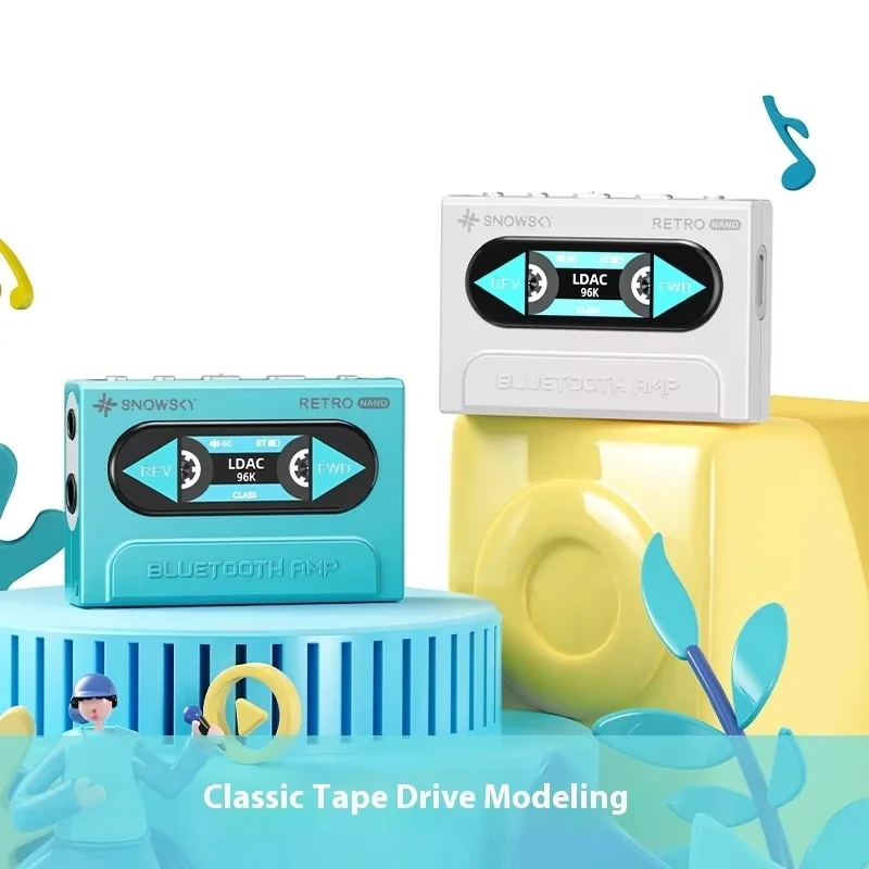 Fiio Snowsky Retro Nano Wireless Bluetooth Dekodierung Tragbarer HiFi-Audioempfangs-Decoder Verlustfreier Audioempfänger Benutzerdefinierter AMP