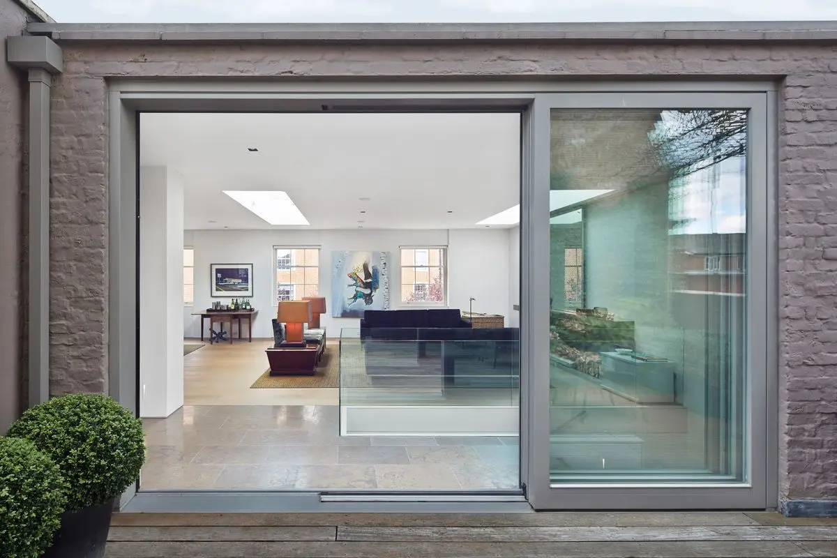 Customized Design Soundproof Aluminum Sliding Door Multi Panel Tempered Glass Doors Energy Efficient Balcony Sliding Patio Door