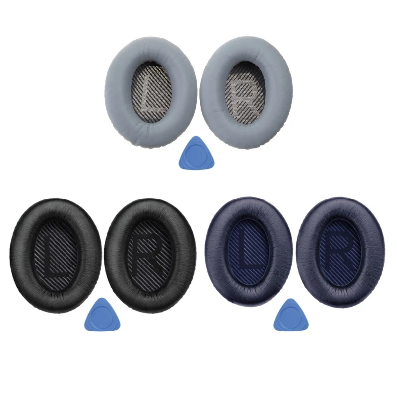 DX11 Leather Cushion Earpads for QuietComfort QC35 Headset Earmuffs Memory Foam Covers Earpads Headphone Ear Pads