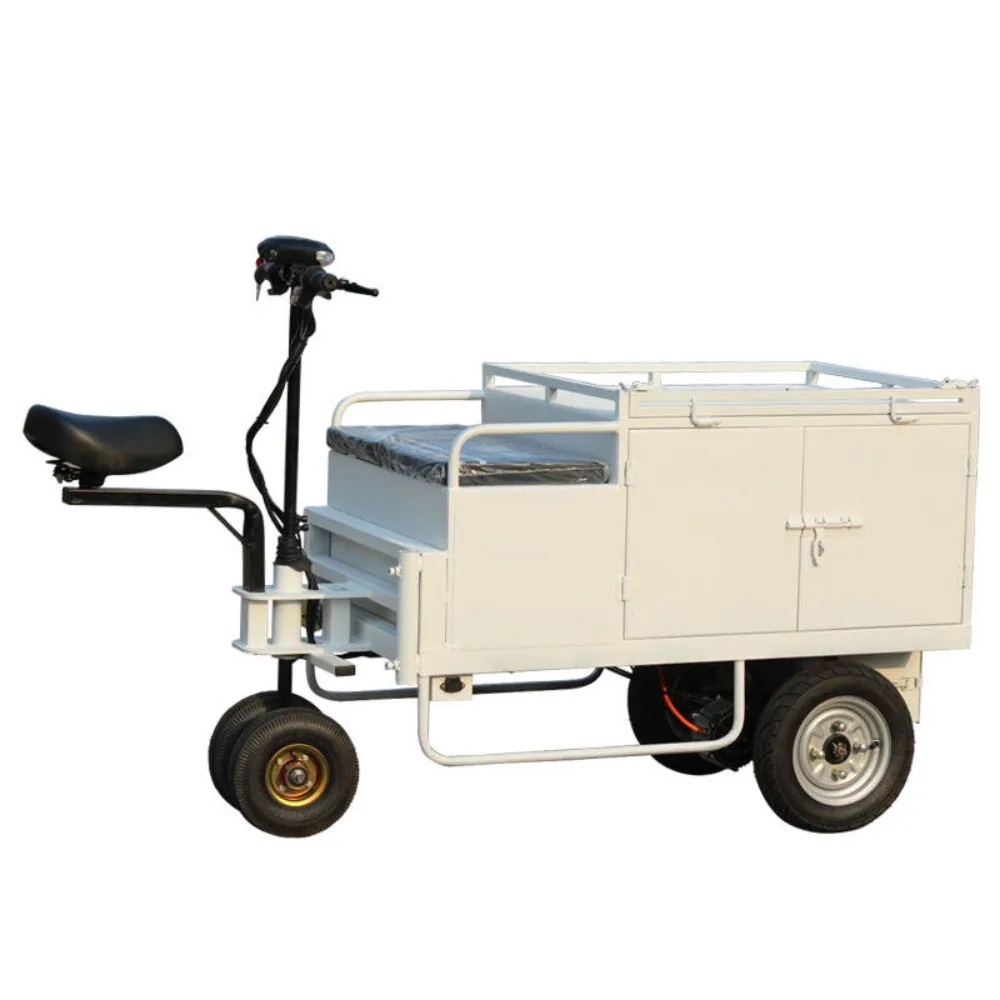 Multifunctional Electric 3 Wheel Flat Cart Night Market Stall Vending Cart For Snack Dessert Cooked Food Roasted Sweet Potato view 3