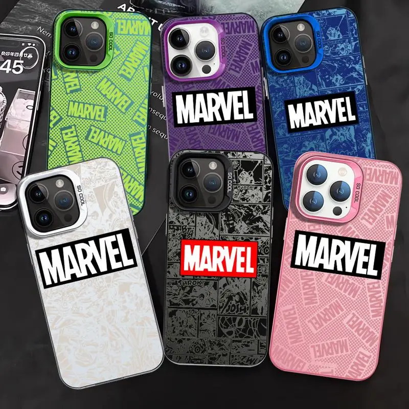 Marvel Logo Phone Case for Realme 11 Pro 12 8i 9i 10 10 Pro 4G 5G C15 C20 C21 C21Y C31 C35 C53 C55 Soft Cover