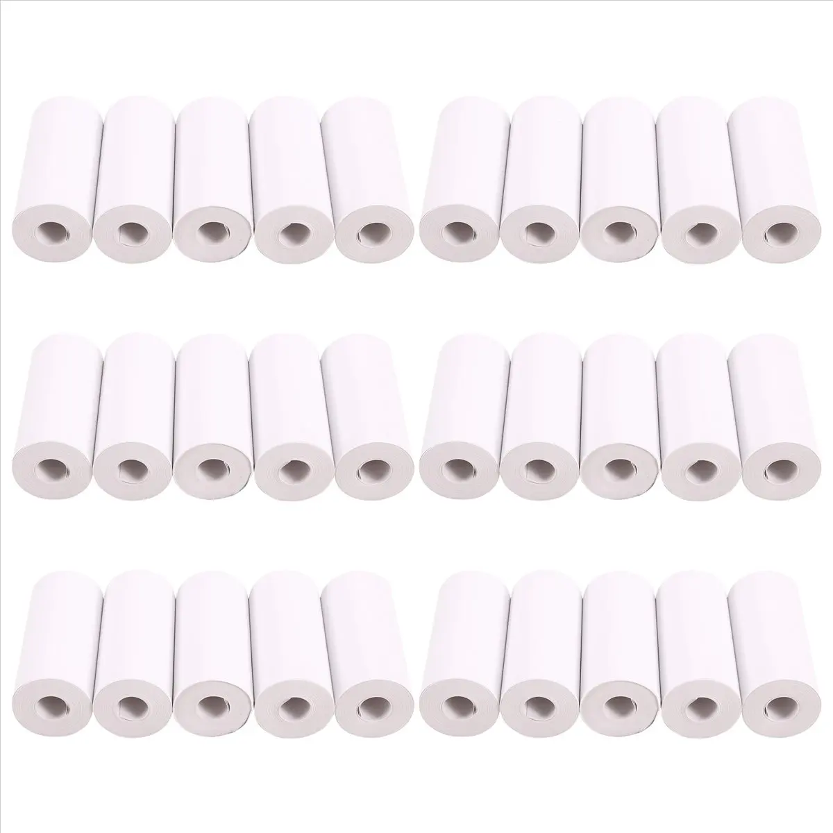 (A30I) 57x25mm Thermal Paper 30 Rolls White Children Camera Instant Print Kids Printing Paper Replacement Accessories Parts