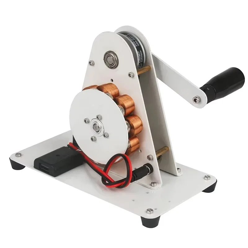 Hand Crank Generator USB Portable Emergency Power Dynamo Manual Generator for Camping Phone Charging Physics Teaching Model