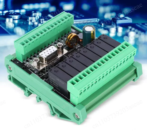 fx2n-20mr-232-5a-dc24v-パワー-plc-ボード、シェルリレー出力モジュール付き-12-入力-8-出力高速カウントアナログ入力-2ad-0-10v