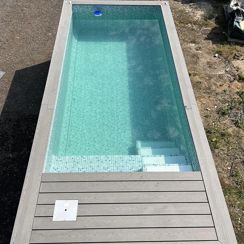 Piscina de Fibra de Vidrio Moderna e Impermeable de 10 pies/40 pies para Jardín, Piscina Pequeña para Exteriores, Personalizable con Logotipo para Adultos y Familias