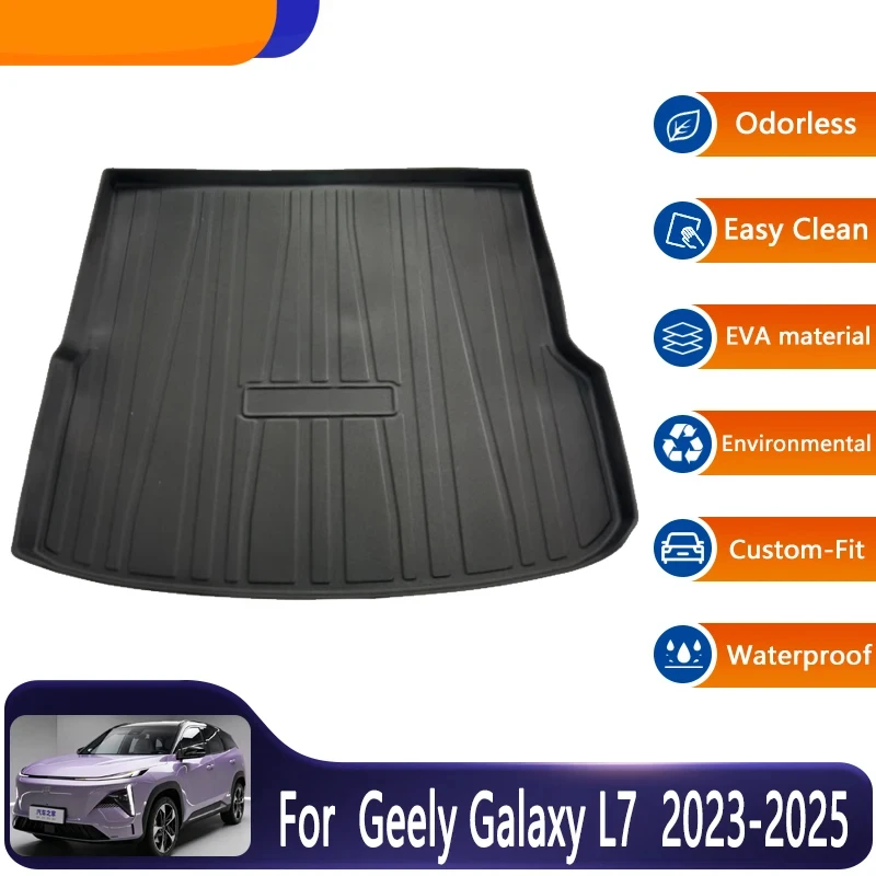 

For Geely Galaxy L7 Accessories 2023 2024 2025 Car Rear Trunk Mat Floor Tray Boot Liner Protective Trunk Pad Car Accessories Mat