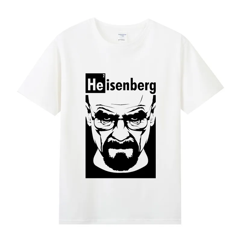 Summer Cotton Round Neck Short-sleeved T-shirt Plus Size Bottoming Shirt American TV Show Breaking Bad Gus Heisenberg