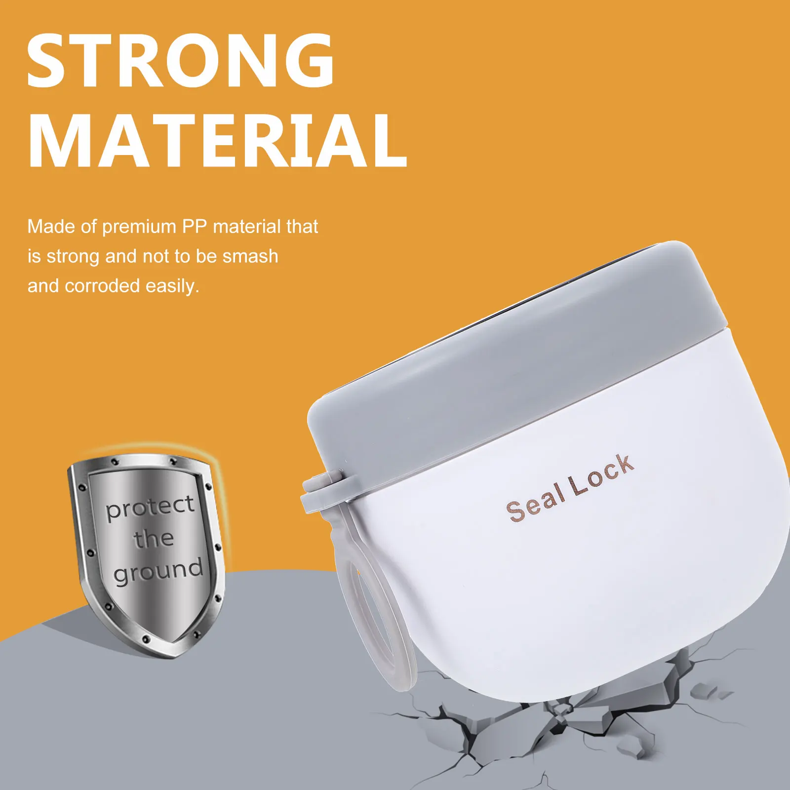 

1pc Portable Breakfast Cup Milk Soup Mug 500ml Large Capacity Travel Microwave Safe Non Spill Plastic Container for Home Office