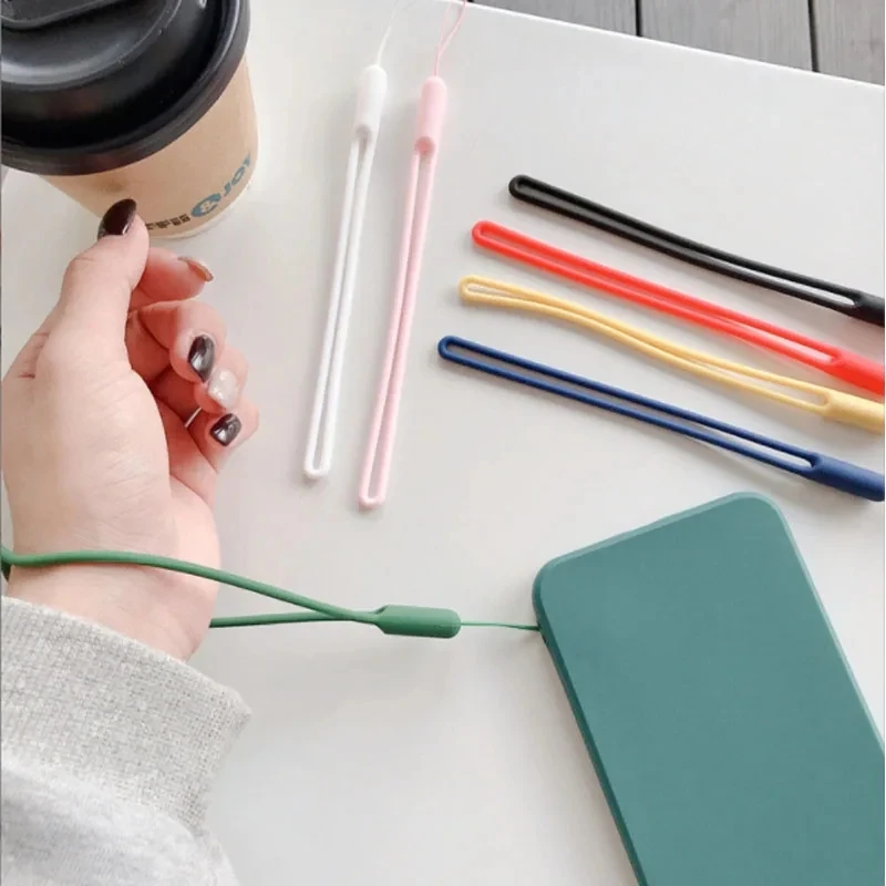 

Силиконовые ремешки на запястье, ремешок для iPhone Samsung Mi, мобильный телефон, удостоверение личности, ключи, шнур, анти-потерянный брелок, подвесные подвески на веревке