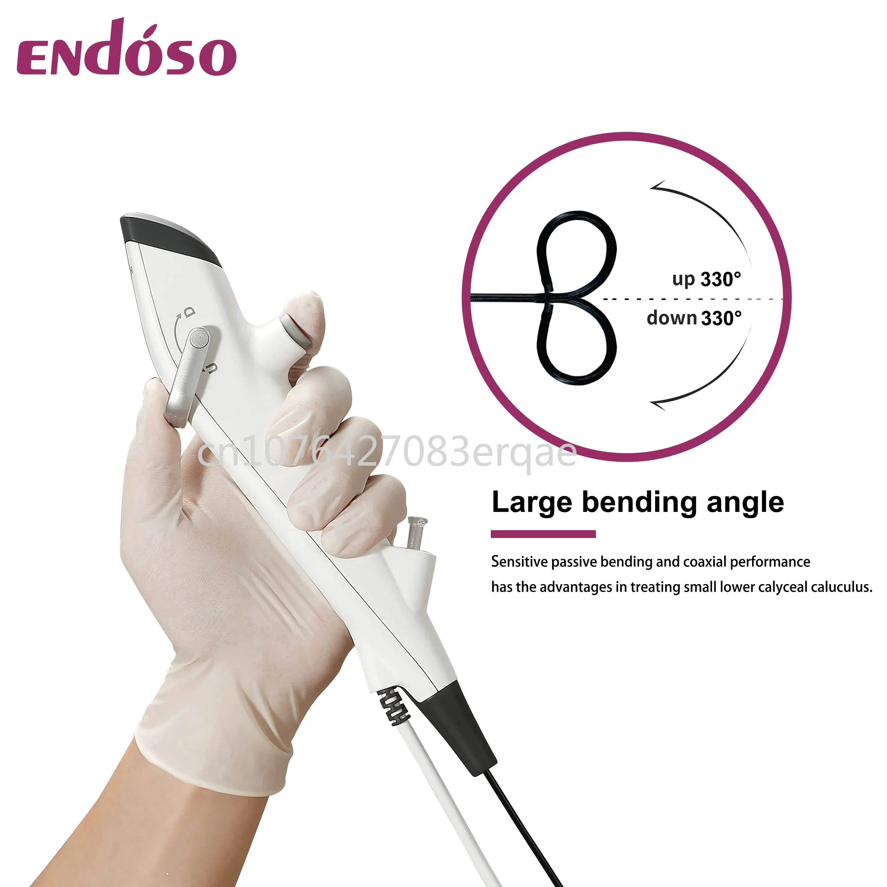 Endoso 7.5fr Disposable Ureteroscopes Flexible For Urology Surgery Ureteric Stone