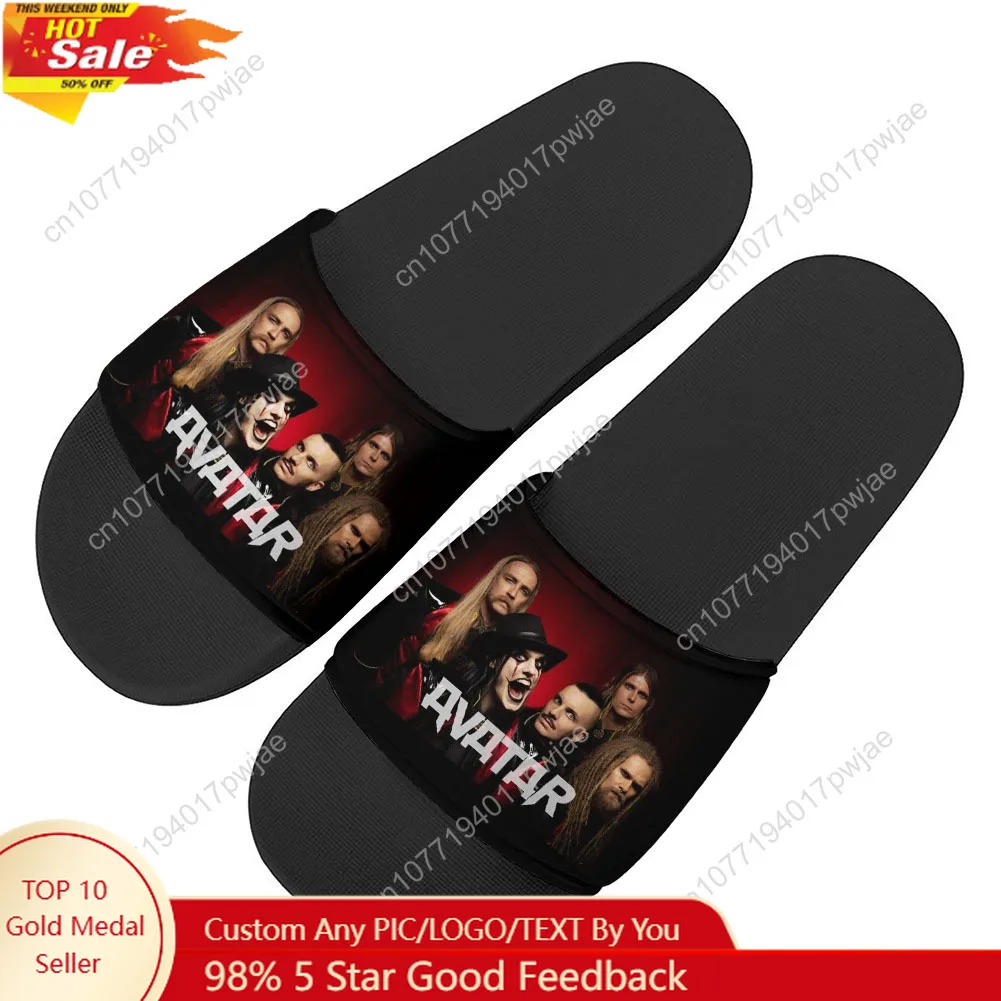 

Avatar Rock Band Slippers Home Water Shoes Mens Womens Teenagers Outdoor Beach Pool Sandals Custom Summer Slipper