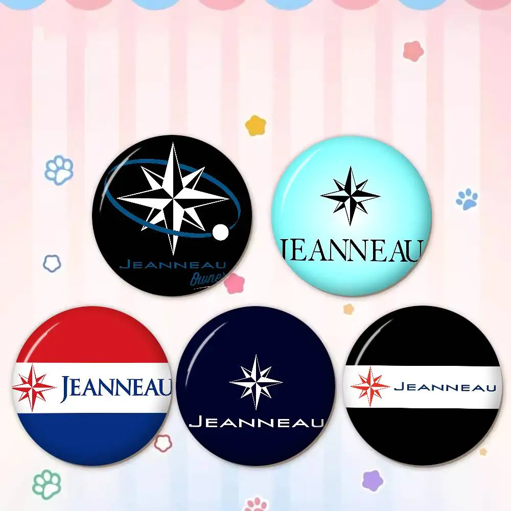 J-JEANNEAU Anime Brooches Cute Cartoon  Badge Jacket Jeans Lapel Pin Gift Accessorie