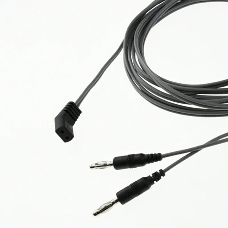 

%a Adapter Cable Electrocoagulation Tweezers Cable IEC Anti High Temperature Silicone Cable for Electrosurgical Unit