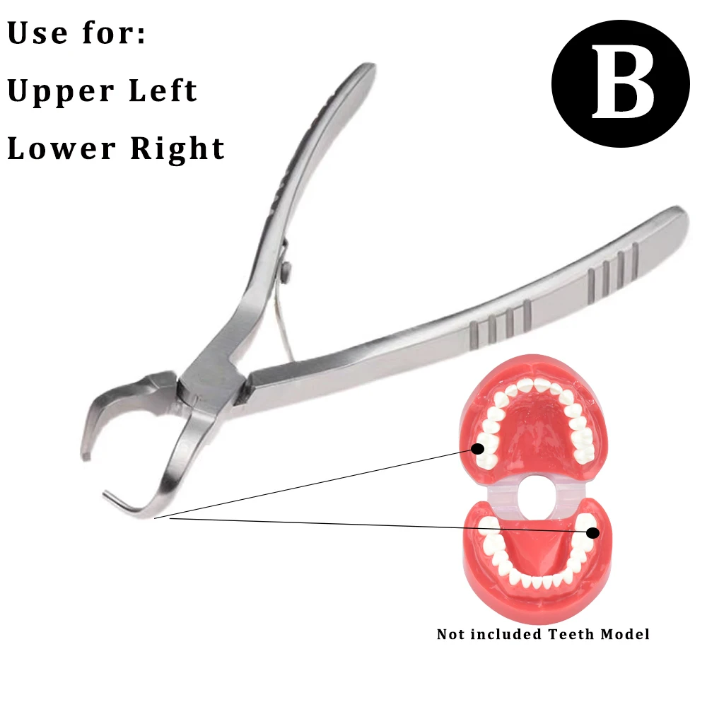 

Dental Pliers Crown Extractor Forcep Plier Teeth Extraction Plier Forcep Crown Remover Extractor Dental Oral Surgical Tools