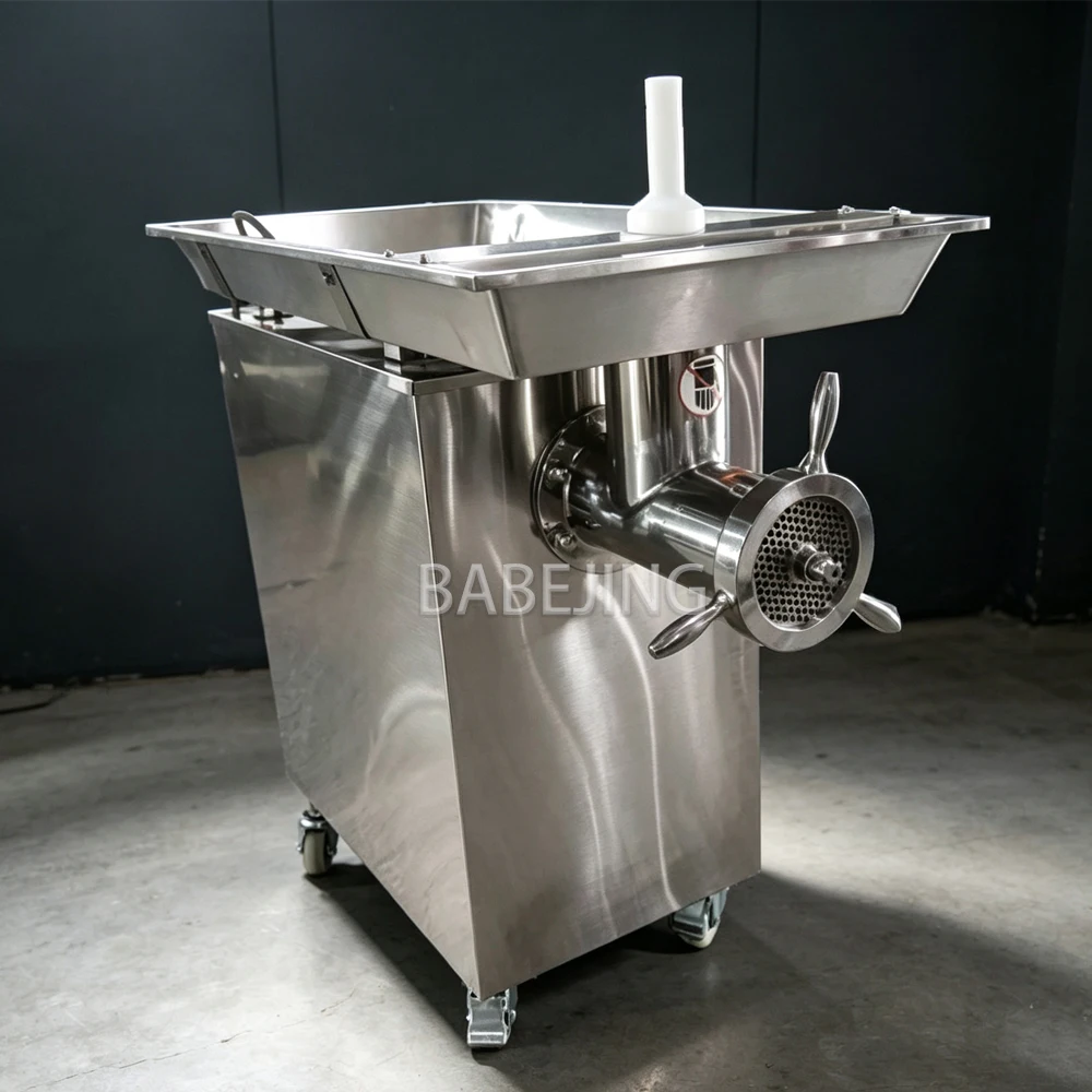 Commercial Meat Processing Grinder Robust Stainless Steel Mincer For Supermarket Meat Counter