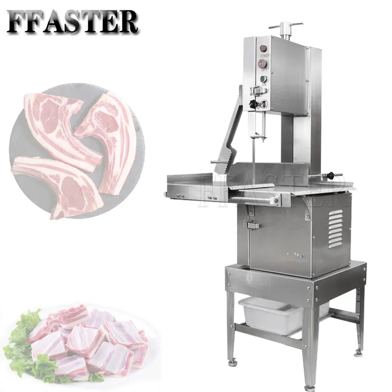 Automatic Frozen Meat Bone Cutting Machine Mini Desktop Commercial Electric Bone Sawing Machine For Cutting Bones Home Appliance