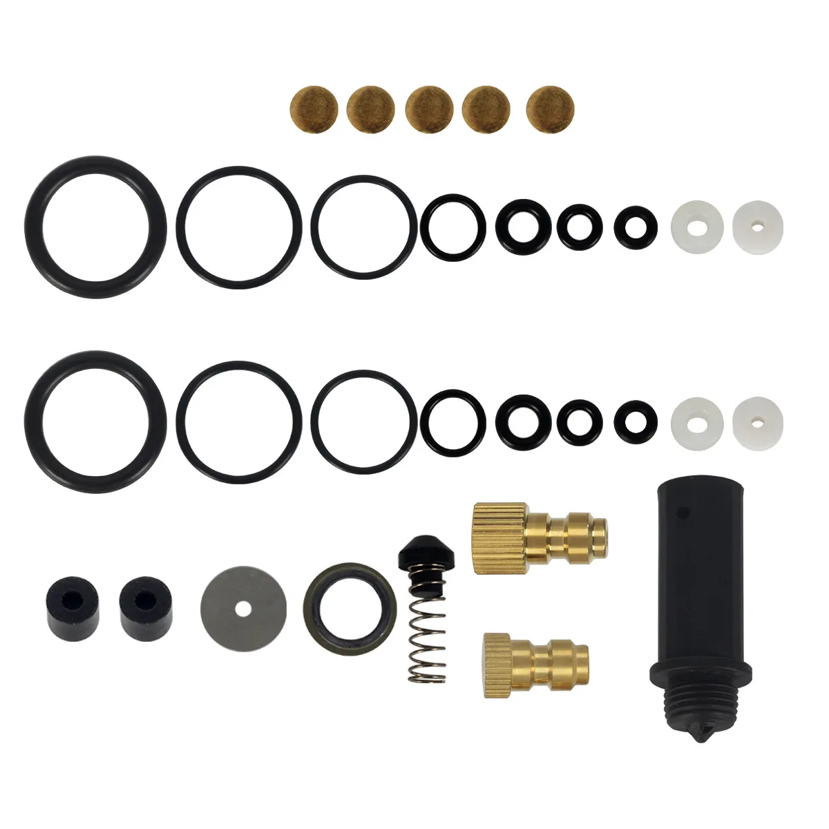 Professional O Ring Seal Kit For 4500PSI High Pressure Air Compressor 30MPA Single Cylinder Pump Repair Hardware Item