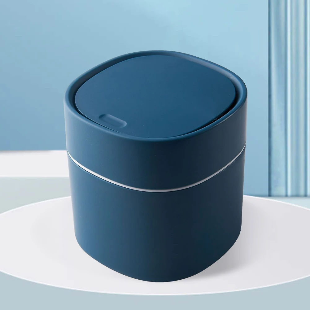 Mini kosz na śmieci z pokrywką, plastikowy kosz na śmieci na biurko, kosz na śmieci w stylu nordyckim, kosz na śmieci z wyjmowaną pokrywką do biura, łazienki, toaletki.