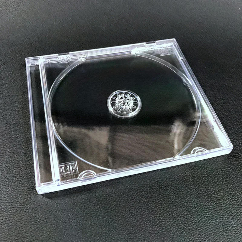 Cd Dvd Disc Box Storage Organizer Box with Clear Visibility Material