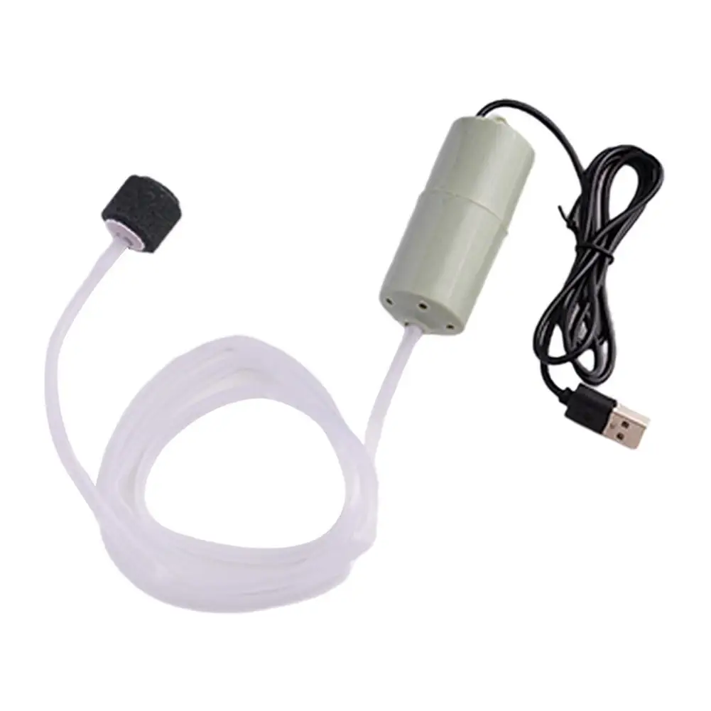 Aquarium Oxygen Air Pump USB Small Oxygenator for Fish Tank Silent Air Compressor Mini Aerator Portable Fish Tank Accessories