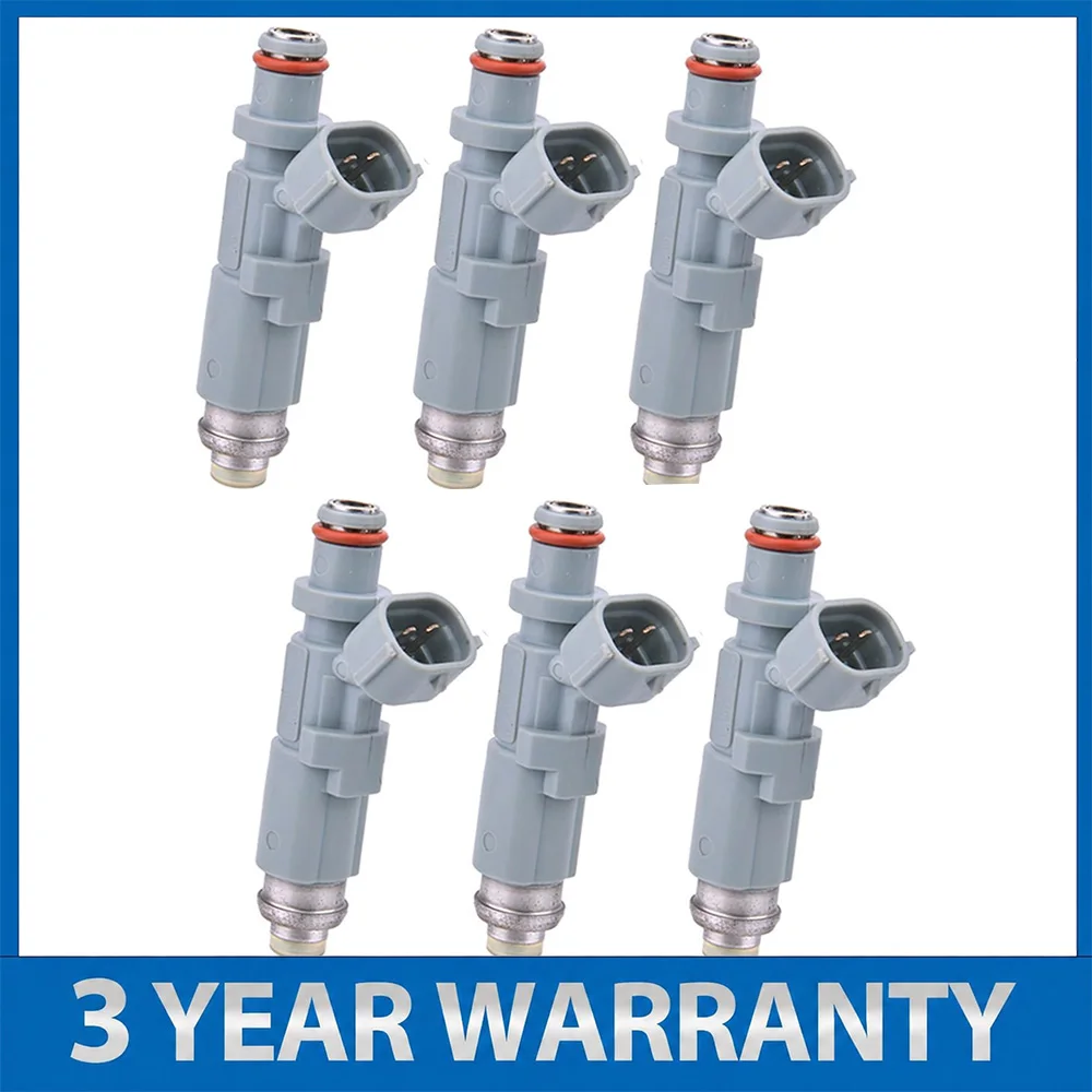 6pcs Fuel Injector Nozzle For Toyota JZX100 110 Mark 2 Chaser Crown JZS171 1JZGE 23250-46070 23209-46070
