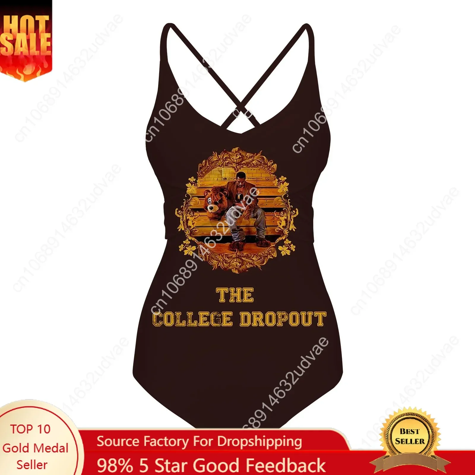 Kanye West Swimsuit Womens Sling Swimsuits Personalized Sexy Swimwear Pool Party Beach Bikini Summer Customize Bathing Suits