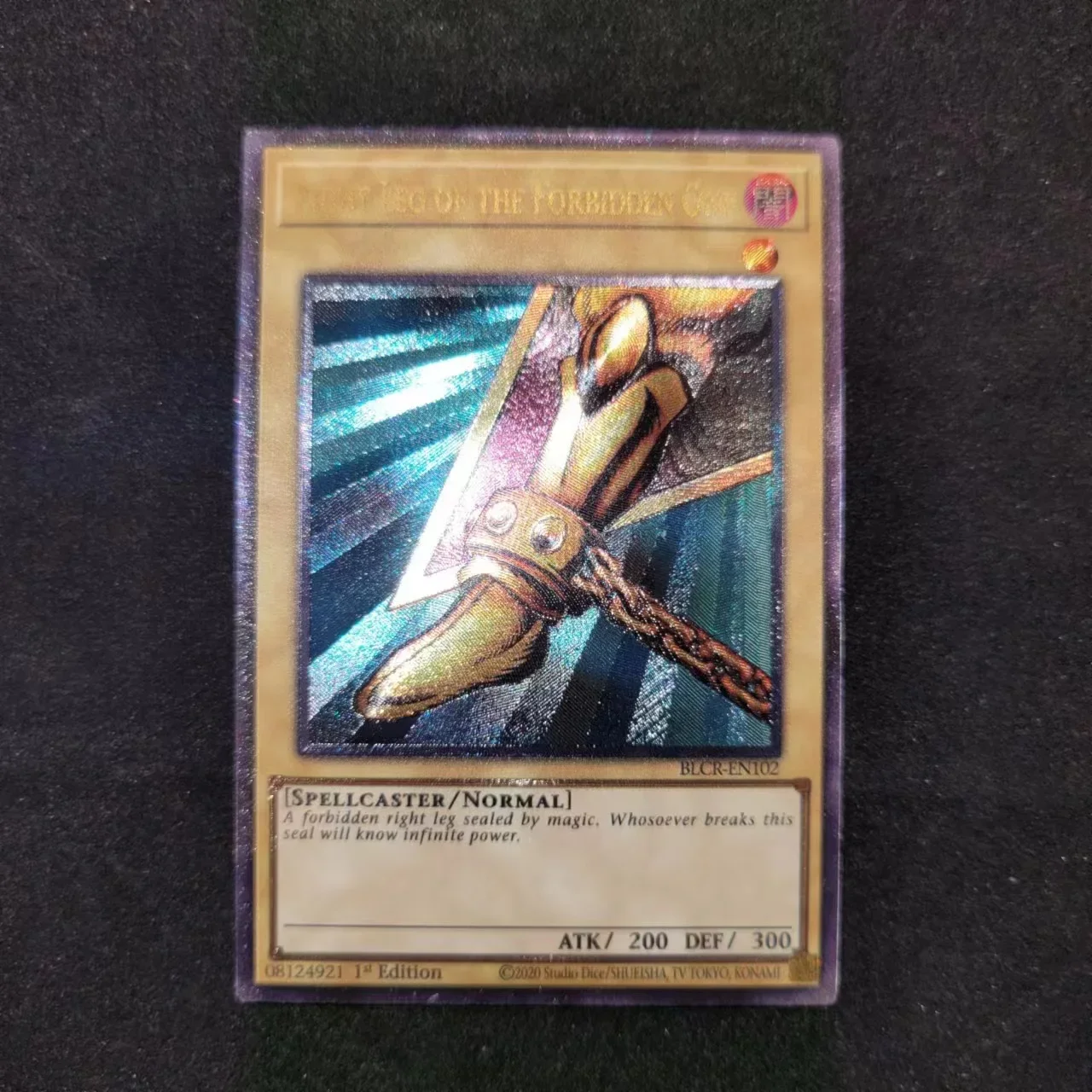 

Yu-Gi-Oh UR BLCR-EN102 / Right Leg Of The Forbidden One Children's Gift Collectible Card Toys ((Customizable))