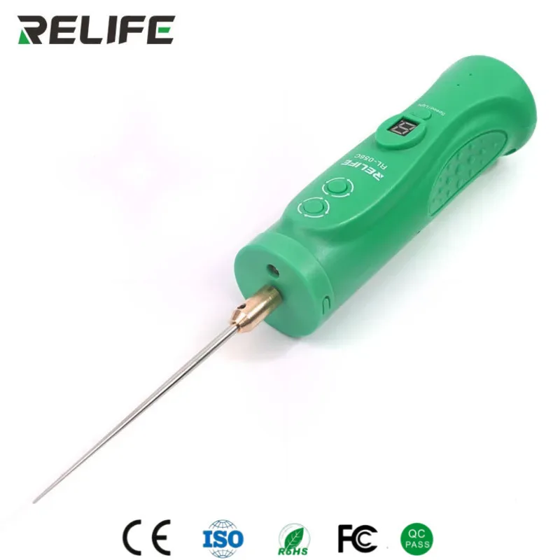 

Прецизионный очиститель клея с автоматическим отключением, 10 секунд, мощный светодиодный фонарь, удаляет оригинальный жесткий/изогнутый/холодный клей на телефонах и планшетах