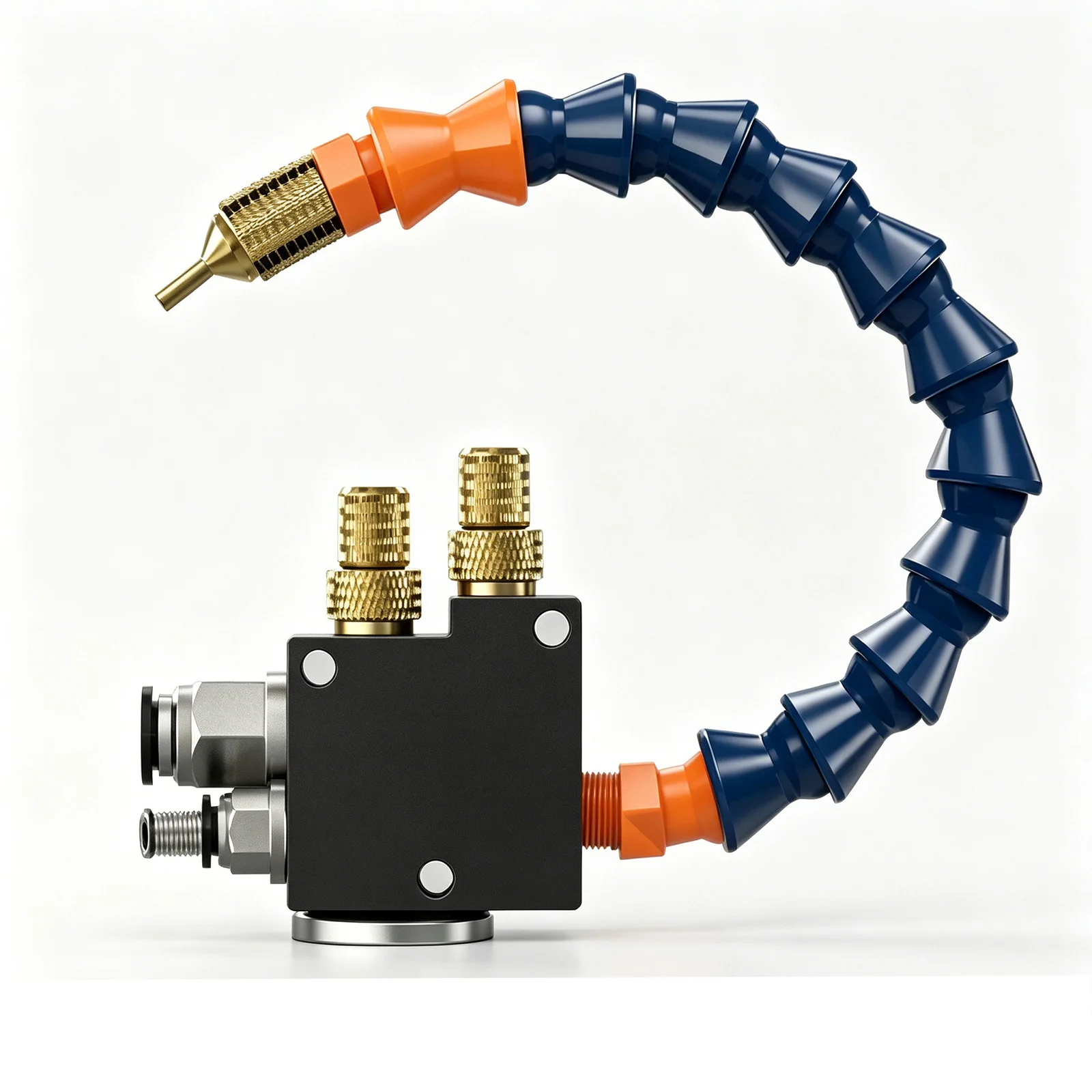 Pneumatic Cutting Fluid Cooling Sprayer Magnetic Base Universal Spray Nozzle for Milling Engraving Machine Processing