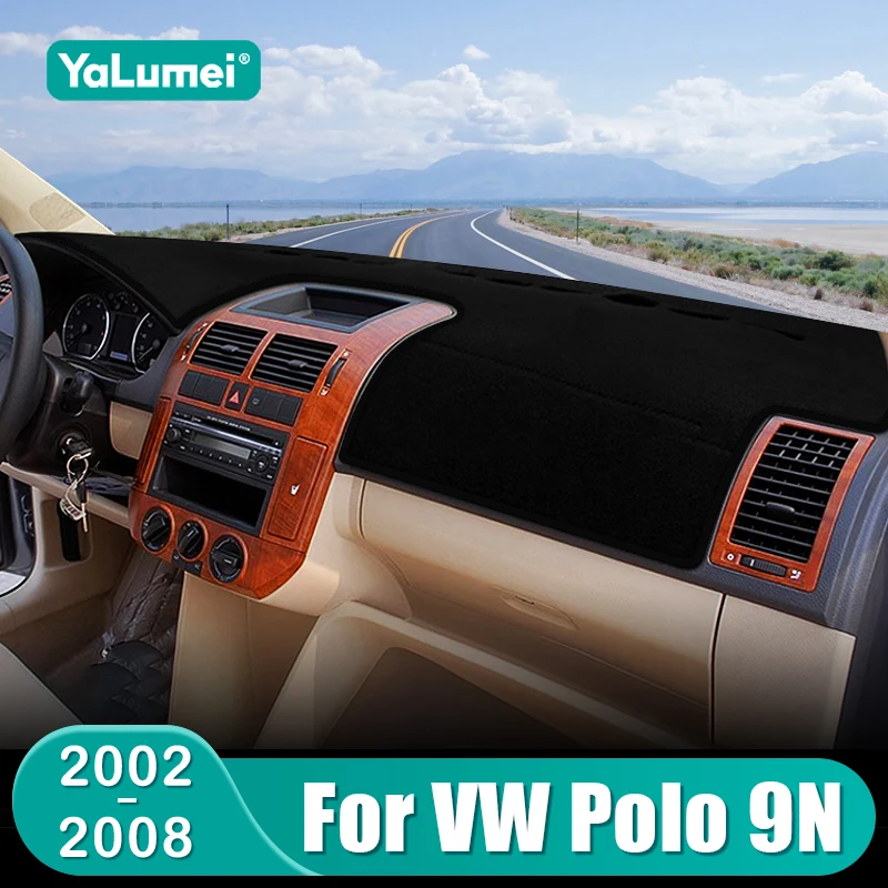 

Для Volkswagen VW Polo 9N 9N3 2002 2003 2004 2005 2006 2007 2008 коврик для приборной панели автомобиля солнцезащитный козырек инструмент чехол для стола аксессуары