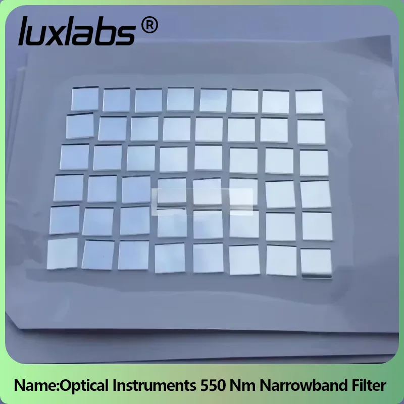 Optical Instruments 550 Nm Narrowband Filter, Medical Test Filter Agglutination Lens Optical Glass Material Optical Filters